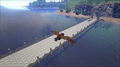 My base bridge from the mainland to the island