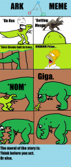 Ark Gigas Meme by Kingangus