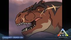 Rex in the style of Ark: The Animated Series!