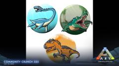Allosaurus, Sarcosuchus, Elasmosaurus